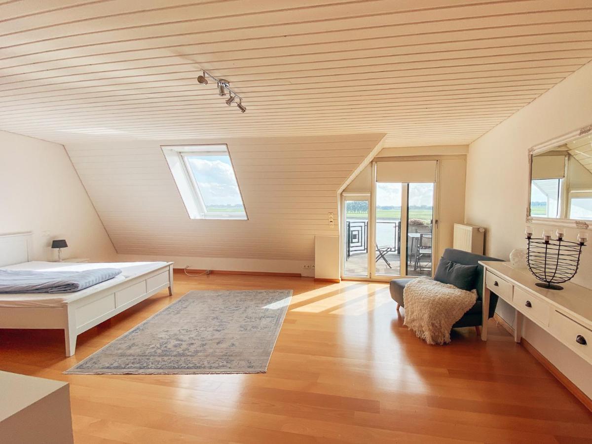 Rheinloft 3 - Grosse Giebelwohnung Mit Dachterrassen An Der Rheinpromenade Эммерих Экстерьер фото